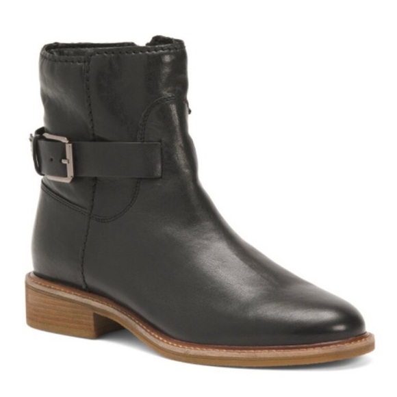 Clark’s Cologne Strap Black Leather Boots Size 8M - Picture 5 of 9